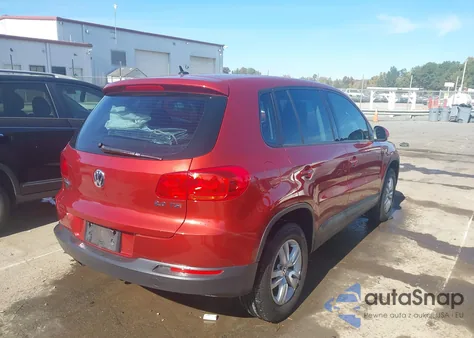 2014 Volkswagen Tiguan S z USA, uszkodzony, nr VIN WVGAV3AX2EW050613